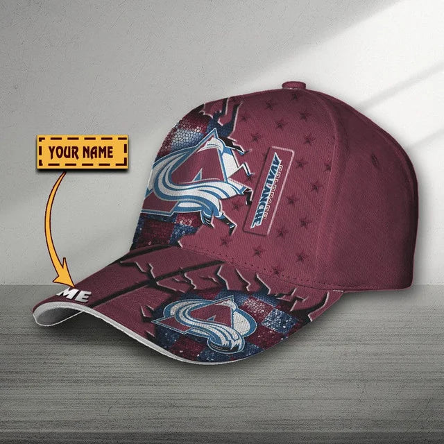 VIRAL EDITON - NEW CUSTOMIZED NHL05 CAL COLORADO AVALANCHE CLASSIC CAP