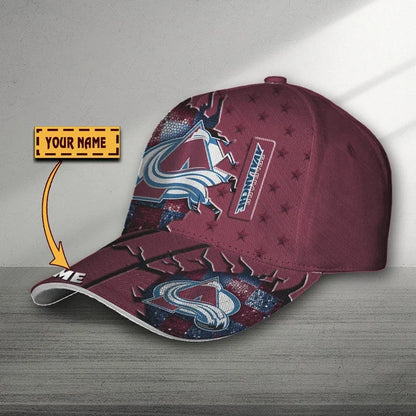 VIRAL EDITON - NEW CUSTOMIZED NHL05 CAL COLORADO AVALANCHE CLASSIC CAP