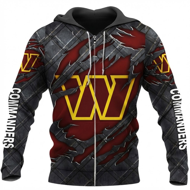 LIMITED EDITION - NEW CUSTOMIZED NFL12 WTC WASHINGTON COMMANDERS UNISEX T-SHIRT, POLO, HOODIE & JACKETS