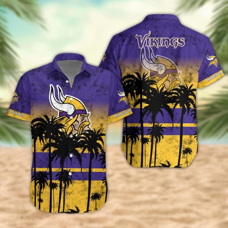 LIMITED EDITION - NEW CUSTOMIZED NFL05 MVK MINNESOTA VIKINGS UNISEX HAWAIIAN SHIRT