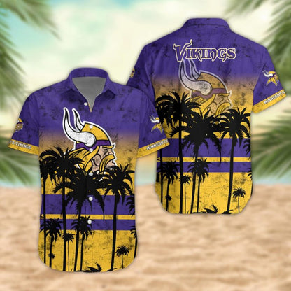 LIMITED EDITION - NEW CUSTOMIZED NFL05 MVK MINNESOTA VIKINGS UNISEX HAWAIIAN SHIRT