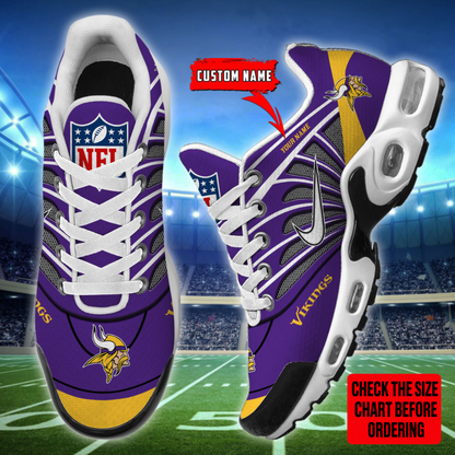 [SPECIAL OFFER] NEW CUSTOMIZED NFL05 MVK MINNESOTA VIKINGS AIR MAX PLUS SNEAKERS