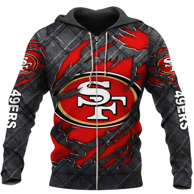 LIMITED EDITION - NEW CUSTOMIZED NFL11 SF49 SAN FRANCISCO 49ERS UNISEX T-SHIRT, POLO, HOODIE & JACKETS