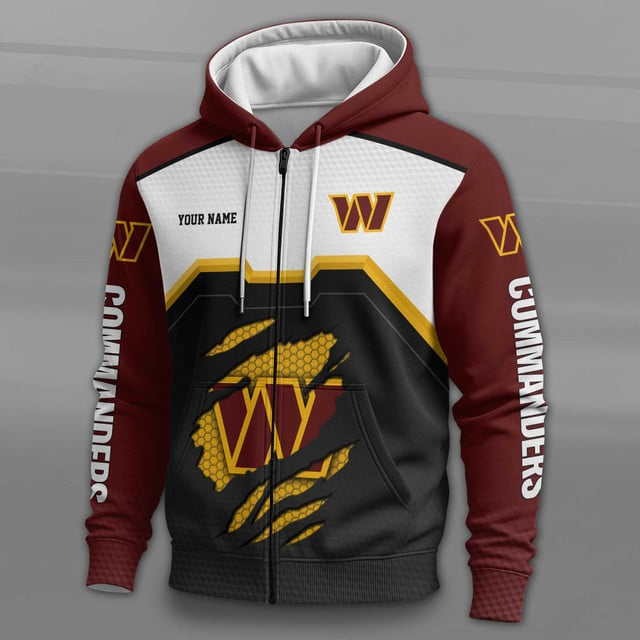 LIMITED EDITION - NEW CUSTOMIZED NFL12 WTC WASHINGTON COMMANDERS UNISEX T-SHIRT, POLO, HOODIE & JACKETS