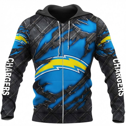 LIMITED EDITION - NEW CUSTOMIZED NFL09 LAC LOS ANGELES CHARGERS UNISEX T-SHIRT, POLO, HOODIE & JACKETS