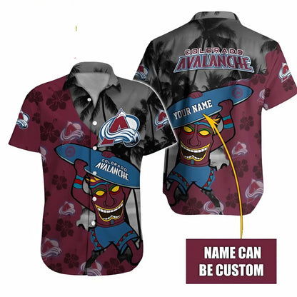LIMITED EDITION - NEW CUSTOMIZED NHL05 CAL COLORADO AVALANCHE UNISEX HAWAIIAN SHIRT