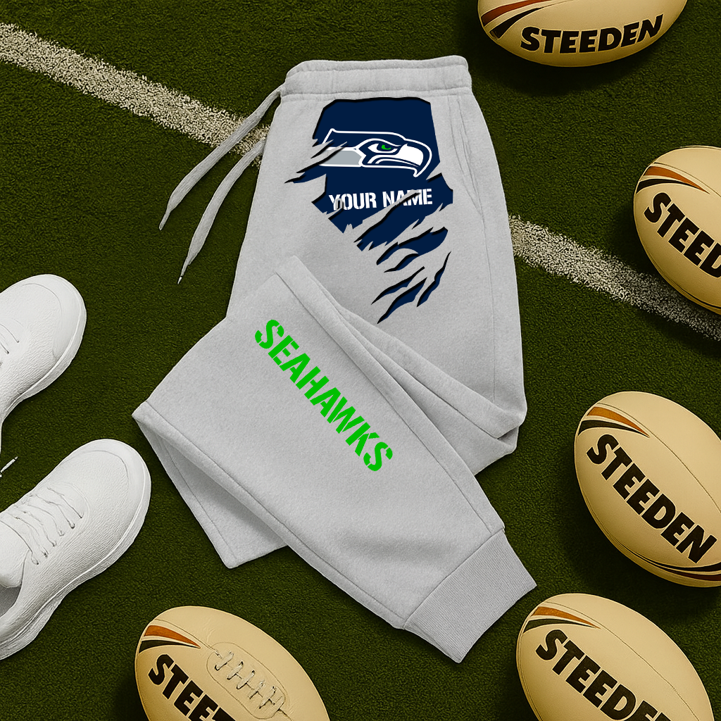 LIMITED EDITION - NEW PERSONALIZED NFL06 SSH SEATTLE SEAHAWKS JOGGERS