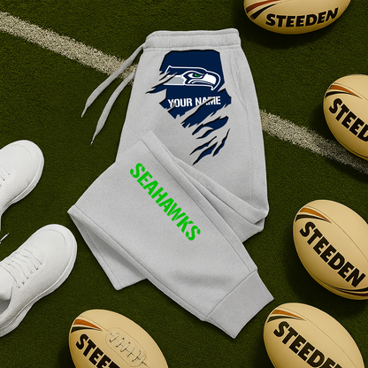 LIMITED EDITION - NEW PERSONALIZED NFL06 SSH SEATTLE SEAHAWKS JOGGERS