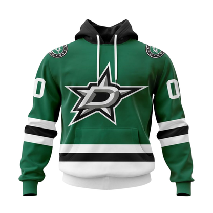 LIMITED EDITION - NEW CUSTOMIZED NHL15 DLS DALLAS STARS COMBO HOODIE & LONGPANTS