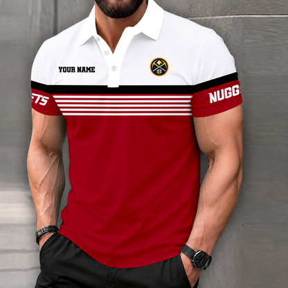 LIMITED EDITION - NEW CUSTOMIZED NBA08 DNU DENVER NUGGETS POLO SHIRT