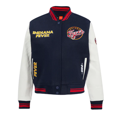 LIMITED EDITION - NEW CUSTOMIZED WNBA06 IDF  IN FEVER BASEBALL JACKET, SATIN VARSITY JACKET 09