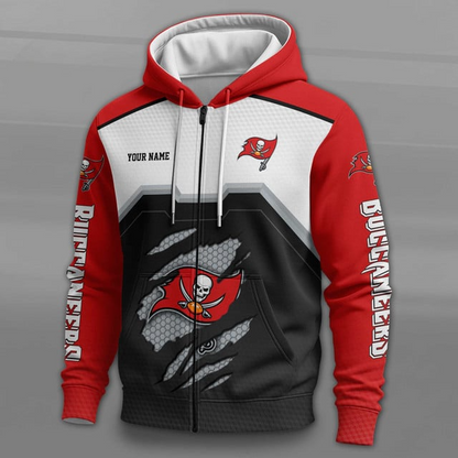 LIMITED EDITION - NEW CUSTOMIZED NFL10 TBB TAMPA BAY BUCCANEERS UNISEX T-SHIRT, POLO, HOODIE & JACKETS