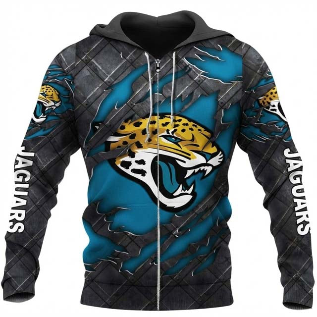 LIMITED EDITION - NEW CUSTOMIZED NFL30 JSJ JACKSONVILLE JAGUARS UNISEX T-SHIRT, POLO, HOODIE & JACKETS