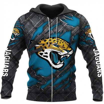LIMITED EDITION - NEW CUSTOMIZED NFL30 JSJ JACKSONVILLE JAGUARS UNISEX T-SHIRT, POLO, HOODIE & JACKETS