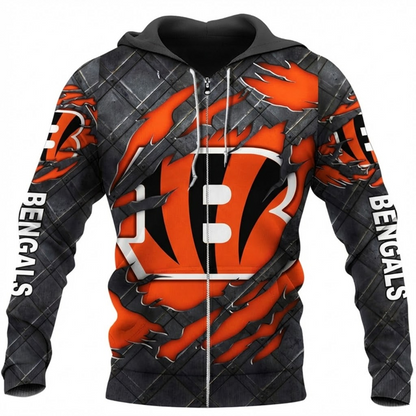 LIMITED EDITION - NEW CUSTOMIZED NFL16 CCB CINCINNATI BENGALS UNISEX T-SHIRT, POLO, HOODIE & JACKETS