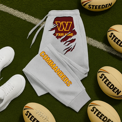 LIMITED EDITION - NEW PERSONALIZED NFL12 WTC WASHINGTON COMMANDERS JOGGERS