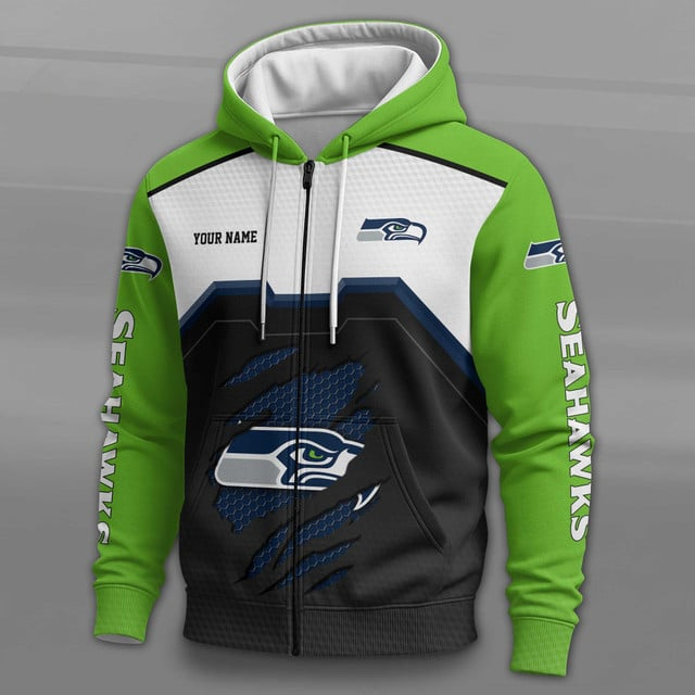 LIMITED EDITION - NEW CUSTOMIZED NFL06 SSH SEATTLE SEAHAWKS UNISEX T-SHIRT, POLO, HOODIE & JACKETS