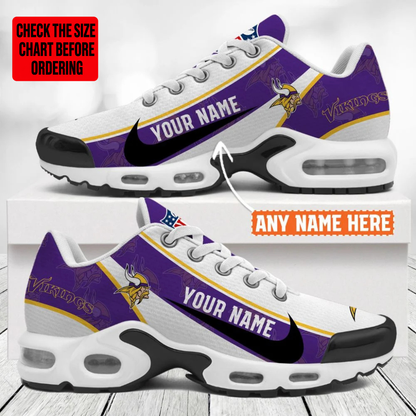 [SPECIAL OFFER] NEW CUSTOMIZED NFL05 MVK MINNESOTA VIKINGS AIR MAX PLUS SNEAKERS
