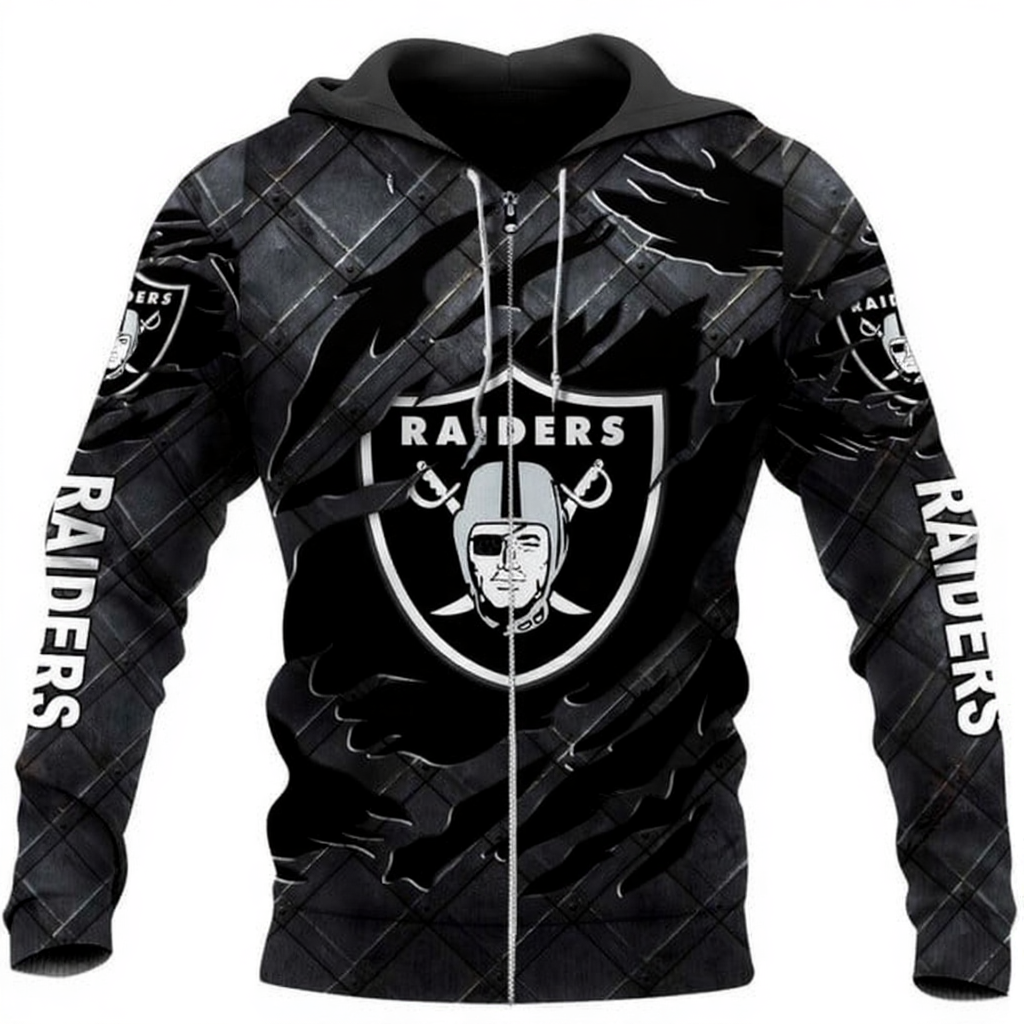 LIMITED EDITION - NEW CUSTOMIZED NFL07 LVR LAS VEGAS RAIDERS UNISEX T-SHIRT, POLO, HOODIE & JACKETS