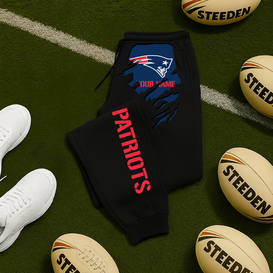 LIMITED EDITION - NEW PERSONALIZED NFL27 NEP NEW ENGLAND PATRIOTS JOGGERS