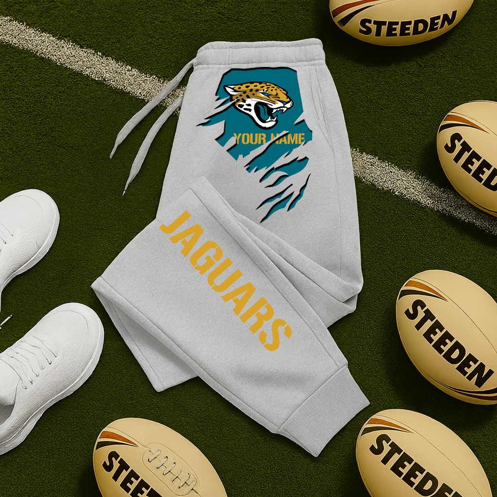 LIMITED EDITION - NEW PERSONALIZED NFL30 JSJ JACKSONVILLE JAGUARS JOGGERS