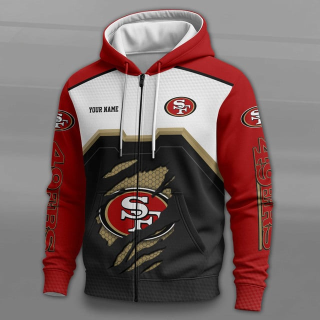 LIMITED EDITION - NEW CUSTOMIZED NFL11 SF49 SAN FRANCISCO 49ERS UNISEX T-SHIRT, POLO, HOODIE & JACKETS