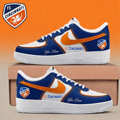 ENDING TODAY - NEW CUSTOMIZED MLS05 FCC FC CINCINNATI AF1 SNEAKERS