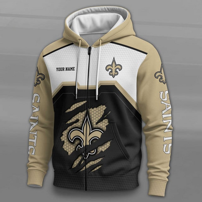 LIMITED EDITION - NEW CUSTOMIZED NFL24 NOS NEW ORLEANS SAINTS UNISEX T-SHIRT, POLO, HOODIE & JACKETS