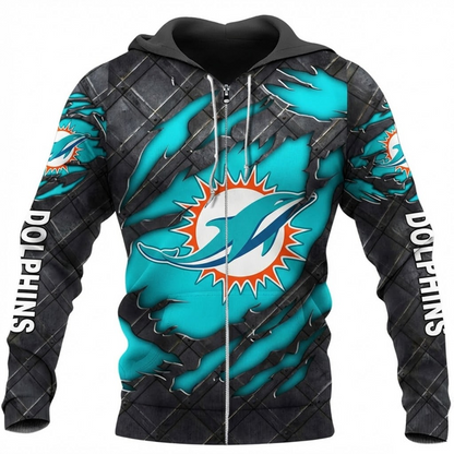 LIMITED EDITION - NEW CUSTOMIZED NFL19 MDP MIAMI DOLPHINS UNISEX T-SHIRT, POLO, HOODIE & JACKETS