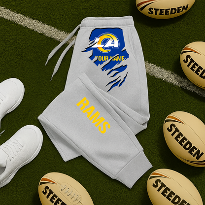 LIMITED EDITION - NEW PERSONALIZED NFL22 LAR LOS ANGELES RAMS JOGGERS
