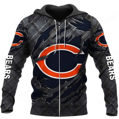 LIMITED EDITION - NEW CUSTOMIZED NFL26 CCB CHICAGO BEARS UNISEX T-SHIRT, POLO, HOODIE & JACKETS