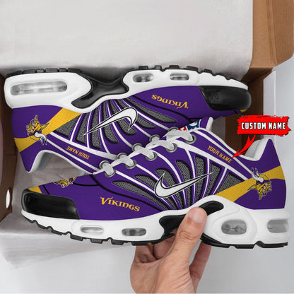 [SPECIAL OFFER] NEW CUSTOMIZED NFL05 MVK MINNESOTA VIKINGS AIR MAX PLUS SNEAKERS