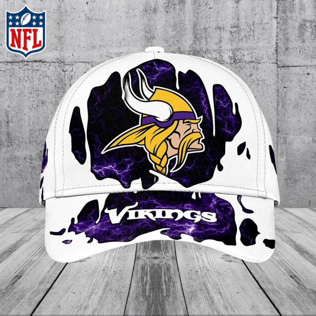 [SPECIAL OFFER] NEW CUSTOMIZED NFL05 MVK MINNESOTA VIKINGS CLASSIC CAP