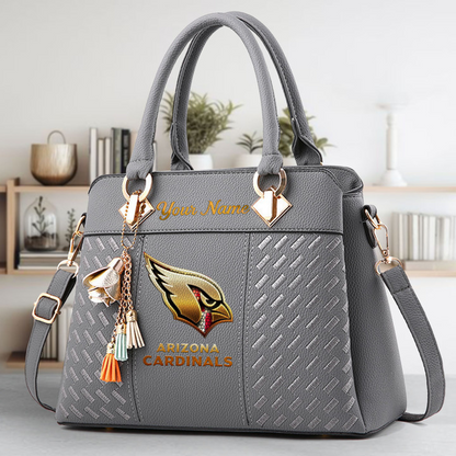 LIMITED EDITION - NEW CUSTOMIZED NFL20 ARC ARIZONA CARDINALS LUXURY HANDBAG IN MULTIPLE COLORS