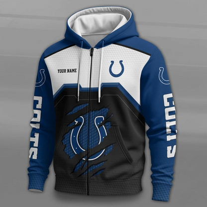 LIMITED EDITION - NEW CUSTOMIZED NFL17 IDC INDIANAPOLIS COLTS UNISEX T-SHIRT, POLO, HOODIE & JACKETS