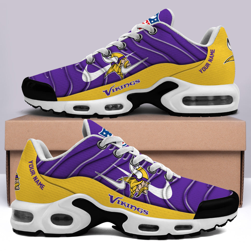 [SPECIAL OFFER] NEW CUSTOMIZED NFL05 MVK MINNESOTA VIKINGS AIR MAX PLUS SNEAKERS