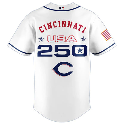 LIMITED EDITION - NEW CUSTOMIZED MLB05 CRS CINCINNATI REDS BASEBALL JERSEY