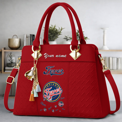[FAN FAVORITE] NEW CUSTOMIZED WNBA06 IDF INDIANA FEVER MULTICOLOR HANDBAG