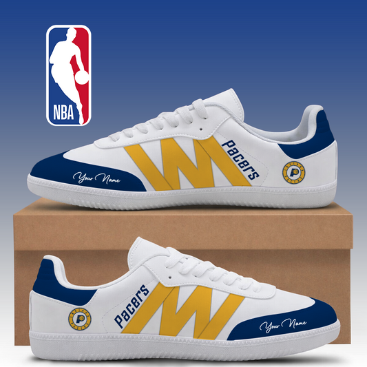 LIMITED EDITION - NEW CUSTOMIZED NBA06 IPA INDIANA PACERS CLASSIC SNEAKERS