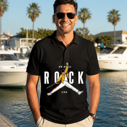 [FAN EXCLUSIVE] NEW CUSTOMIZED FREDDIE MERCURY POLO SHIRT