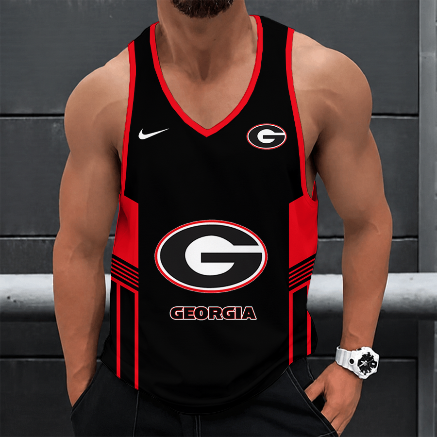 [FAN FAVORITE] NEW CUSTOMIZED NCAA FBS06 GEB GEORGIA BULLDOGS UNISEX TANK TOP