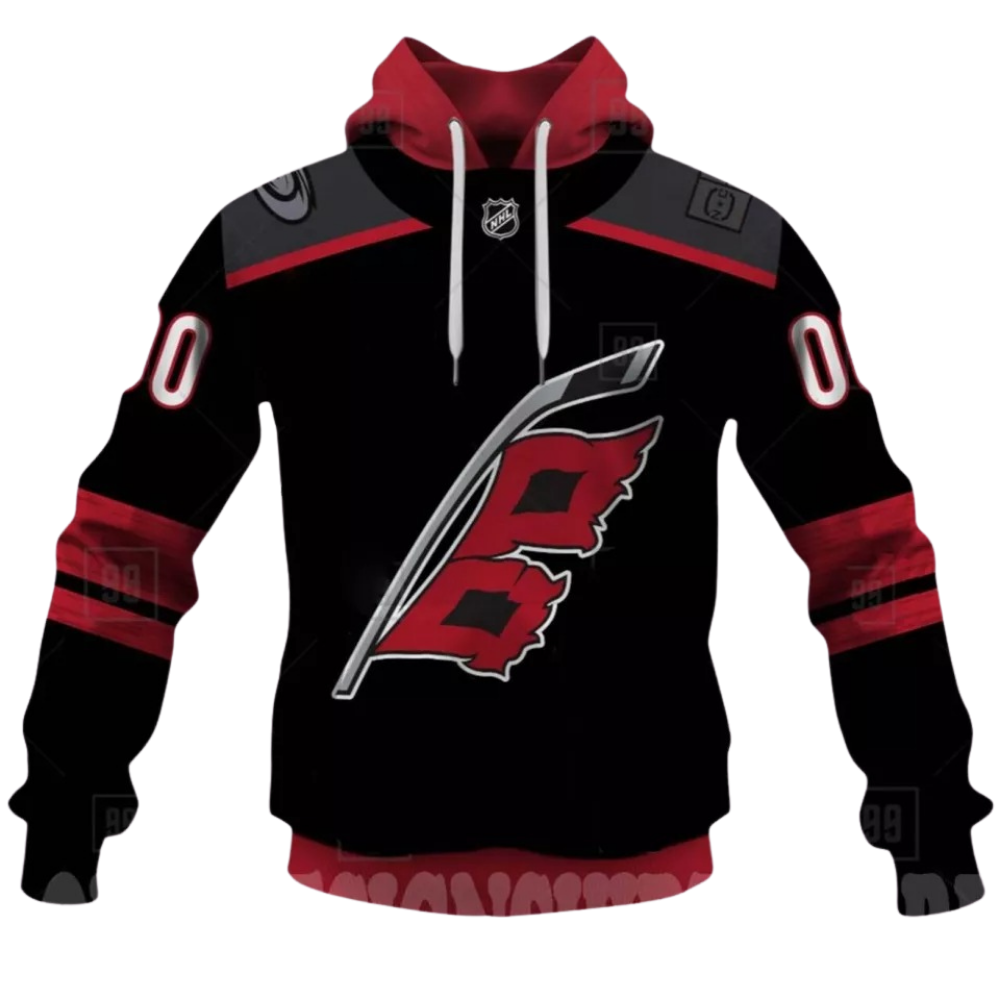 LIMITED EDITION - NEW CUSTOMIZED NHL07 CLH CAROLINA HURRICANES COMBO HOODIE & LONGPANTS