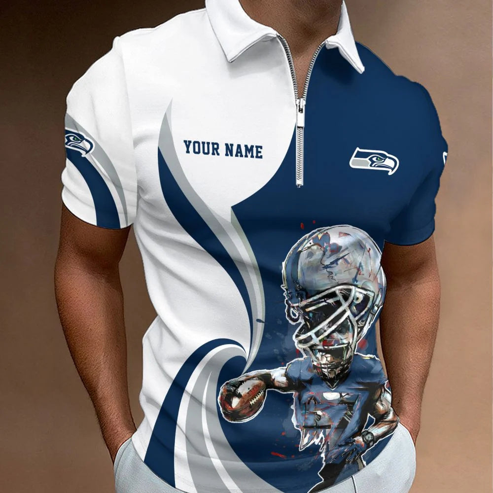 LIMITED EDITION - NEW CUSTOMIZED NFL06 SSH SEATTLE SEAHAWKS T-SHIRT, POLO SHIRT, ZIP POLO SHIRT, SWEATSHIRT, HOODIE & ZIP HOODIE