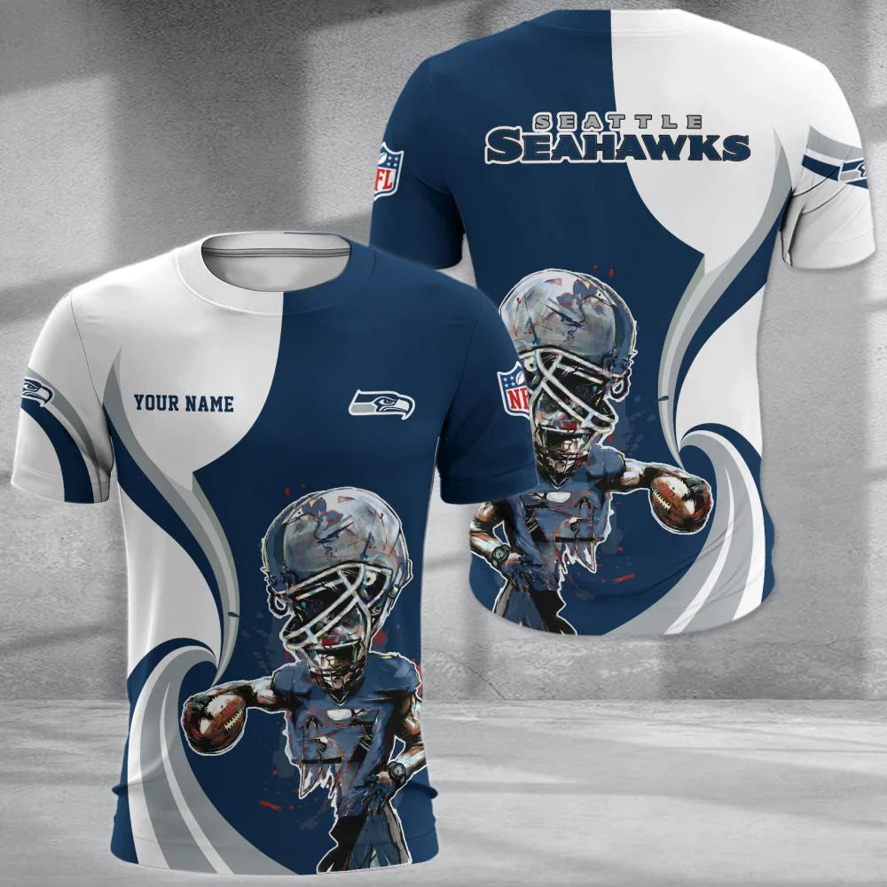 LIMITED EDITION - NEW CUSTOMIZED NFL06 SSH SEATTLE SEAHAWKS T-SHIRT, POLO SHIRT, ZIP POLO SHIRT, SWEATSHIRT, HOODIE & ZIP HOODIE