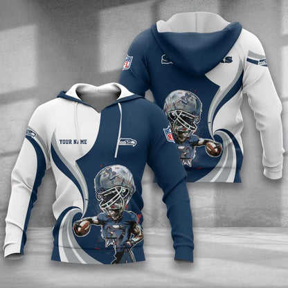 LIMITED EDITION - NEW CUSTOMIZED NFL06 SSH SEATTLE SEAHAWKS T-SHIRT, POLO SHIRT, ZIP POLO SHIRT, SWEATSHIRT, HOODIE & ZIP HOODIE