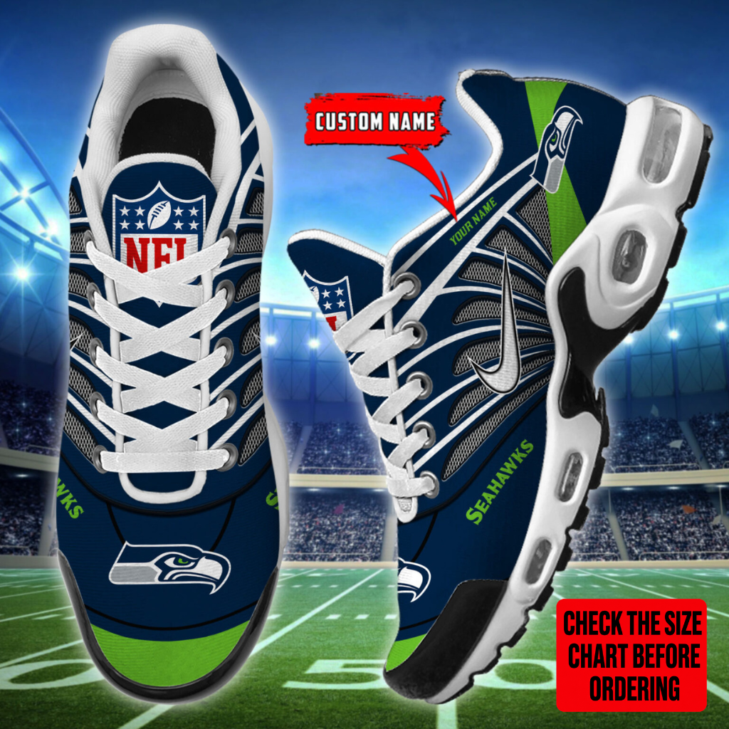 [SPECIAL OFFER] NEW CUSTOMIZED NFL06 SSH SEATTLE SEAHAWKS AIR MAX PLUS SNEAKERS