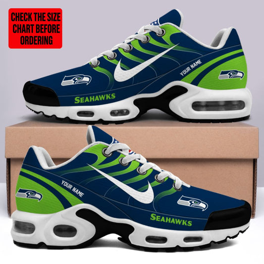 [SPECIAL OFFER] NEW CUSTOMIZED NFL06 SSH SEATTLE SEAHAWKS AIR MAX PLUS SNEAKERS