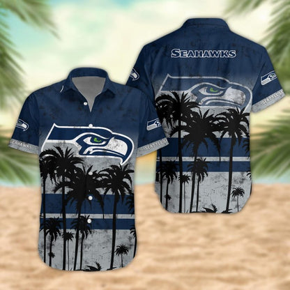 LIMITED EDITION - NEW CUSTOMIZED NFL06 SSH SEATTLE SEAHAWKS UNISEX HAWAIIAN SHIRT