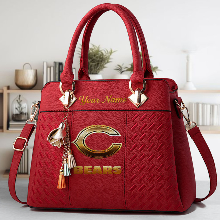 LIMITED EDITION - NEW CUSTOMIZED NFL26 CCB CHICAGO BEARS LUXURY HANDBAG IN MULTIPLE COLORS