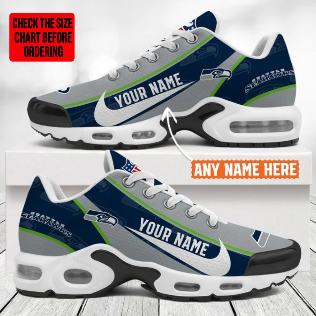 [SPECIAL OFFER] NEW CUSTOMIZED NFL06 SSH SEATTLE SEAHAWKS AIR MAX PLUS SNEAKERS